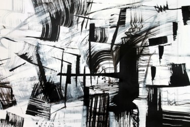 Dessin intitulée "ecriture rythmiques" par Keip, Œuvre d'art originale