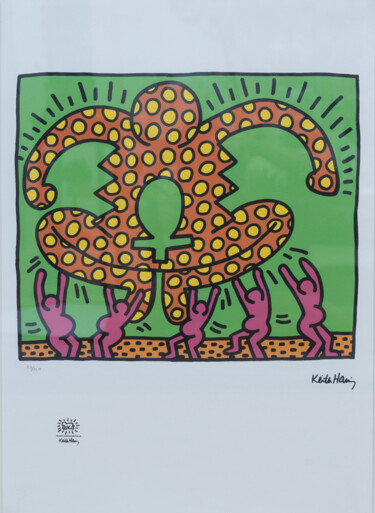 Druckgrafik mit dem Titel "keith_haring_4" von Keith Haring, Original-Kunstwerk