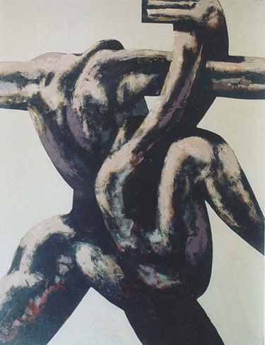 绘画 标题为“纯粹的支撑” 由Kejian 克健 Wei 魏, 原创艺术品, 油