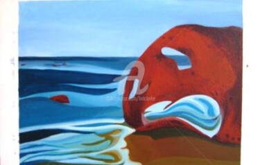 Painting titled "Australian Summer -…" by Kel Clarke, Original Artwork, Acrylic Mounted on Wood Stretcher frame