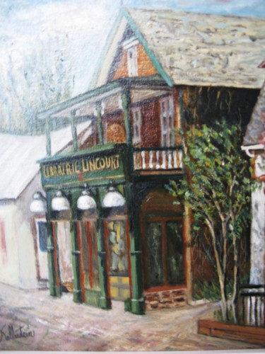 Painting titled "Chez Lincourt" by Kellerstein, Original Artwork, Oil