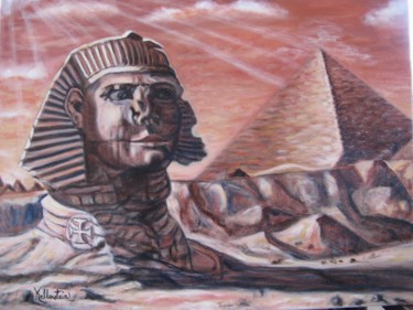 Peinture intitulée "Splendeur d' Égypte" par Kellerstein, Œuvre d'art originale, Autre