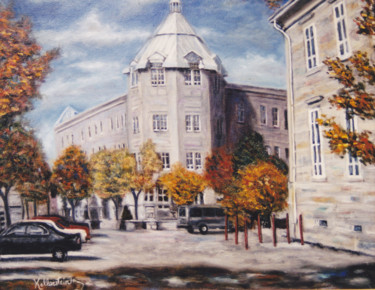 Painting titled "Collège St-Sacrement" by Kellerstein, Original Artwork