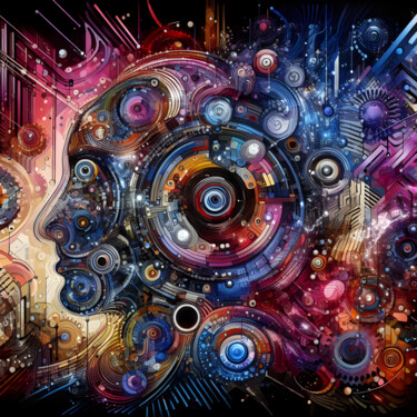 Digitale Kunst mit dem Titel "Metamorphosis: Chao…" von Kelly Johanna Martínez Peña, Original-Kunstwerk, KI-generiertes Bild