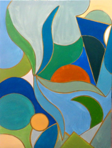 Peinture intitulée "Vives les couleurs 9" par Kelly Mathieu, Œuvre d'art originale, Acrylique