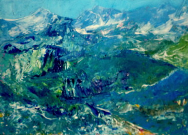 Malerei mit dem Titel "Panoramic view" von Kelly Mathieu, Original-Kunstwerk, Acryl