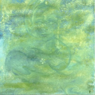 Peinture intitulée "Rêv'elle" par Kelly'Dée, Œuvre d'art originale, Huile