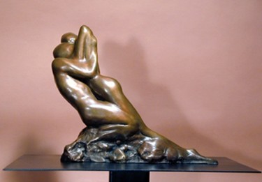 Sculpture intitulée "Les Amants" par Kelsy, Œuvre d'art originale