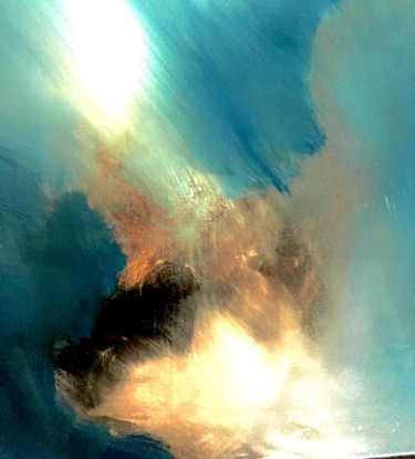 Painting titled "Impact" by Kelvin Smits, Original Artwork, Oil