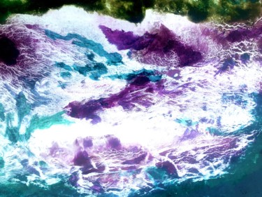 Ζωγραφική με τίτλο "Nuclear Wave" από Kelvin Smits, Αυθεντικά έργα τέχνης, Λάδι