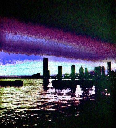 「New Jersey Storm 10…」というタイトルの写真撮影 Ken Lernerによって, オリジナルのアートワーク, デジタル