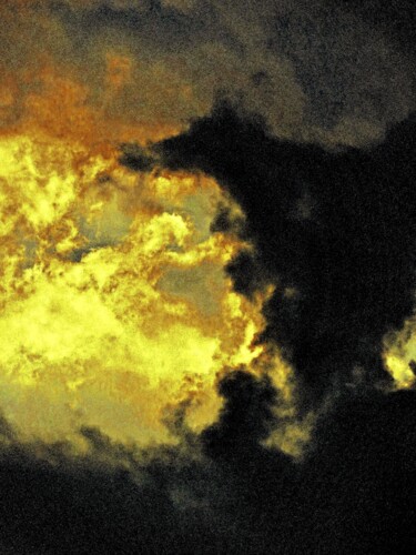 Photographie intitulée "Clouds 242a (Dragon…" par Ken Lerner, Œuvre d'art originale, Photographie numérique