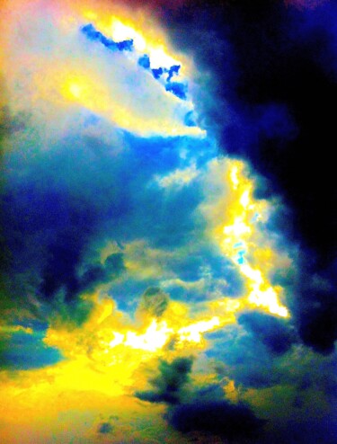 Photographie intitulée "Clouds 558a" par Ken Lerner, Œuvre d'art originale, Photographie numérique