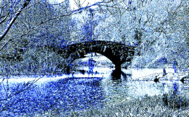 Photography titled "Central Park - Bow…" by Ken Lerner, Original Artwork, Digital Photography