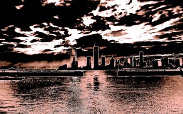 Photographie intitulée "Esplanade 3 - Impen…" par Ken Lerner, Œuvre d'art originale, Photographie numérique
