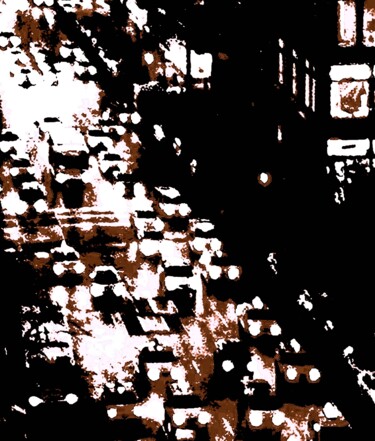 Photographie intitulée "Traffic 34d3" par Ken Lerner, Œuvre d'art originale, Photographie numérique