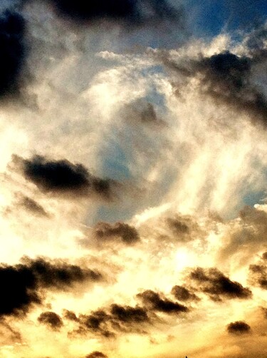 Photographie intitulée "Clouds 580" par Ken Lerner, Œuvre d'art originale, Photographie numérique