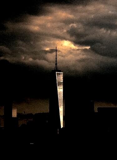 摄影 标题为“Freedom Tower 800e” 由Ken Lerner, 原创艺术品, 数码摄影