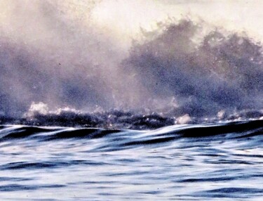 Photography titled "Stormy Sea 1b3" by Ken Lerner, Original Artwork, Digital Photography