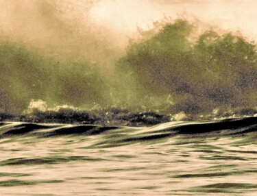 Fotografie mit dem Titel "Stormy Sea 1b7" von Ken Lerner, Original-Kunstwerk, Digitale Fotografie