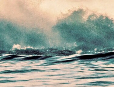 Fotografia zatytułowany „Stormy Sea 1b5” autorstwa Ken Lerner, Oryginalna praca, Fotografia cyfrowa