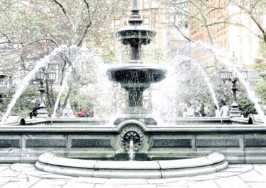 "Fountain at City Ha…" başlıklı Fotoğraf Ken Lerner tarafından, Orijinal sanat, Dijital Fotoğrafçılık