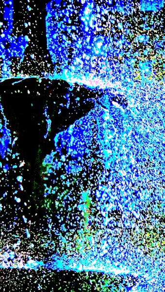 Fotografía titulada "Fountain 1000a2" por Ken Lerner, Obra de arte original, Fotografía digital