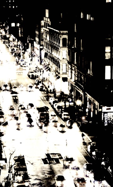 Photographie intitulée "Traffic 20aa4" par Ken Lerner, Œuvre d'art originale, Photographie numérique