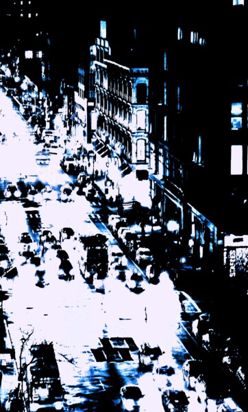 Fotografía titulada "Traffic 20aa6" por Ken Lerner, Obra de arte original, Fotografía digital