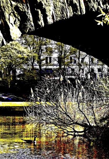 Photography titled "Central Park Throug…" by Ken Lerner, Original Artwork, Digital Photography