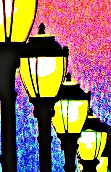 Φωτογραφία με τίτλο "Lamps 1k" από Ken Lerner, Αυθεντικά έργα τέχνης, Ψηφιακή φωτογραφία