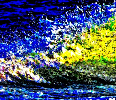Photography titled "Wave 3a" by Ken Lerner, Original Artwork, Digital Photography