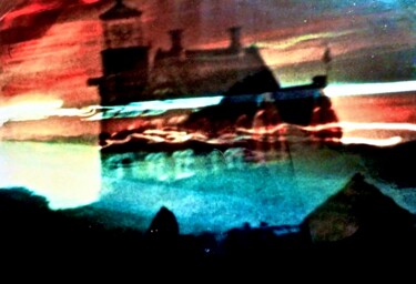 Fotografia intitolato "Block Island Lighth…" da Ken Lerner, Opera d'arte originale, fotografia a pellicola