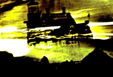 Fotografia intitulada "Block Island Lighth…" por Ken Lerner, Obras de arte originais, Fotografia digital