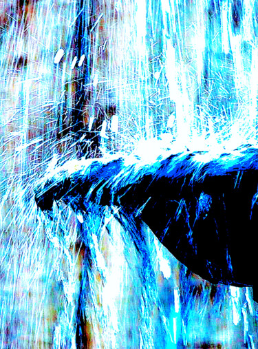 Photographie intitulée "Fountain 140e4" par Ken Lerner, Œuvre d'art originale, Photographie numérique