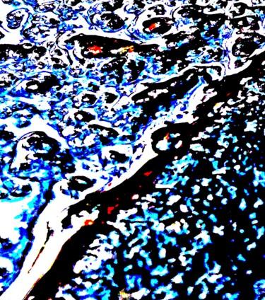 Photography titled "Cracked Ice 1a" by Ken Lerner, Original Artwork, Digital Photography