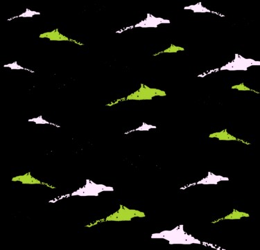 Fotografie mit dem Titel "Sharks Crossing 1b31" von Ken Lerner, Original-Kunstwerk, Digitale Fotografie