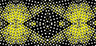 Fotografie getiteld "Subway Dots 4x55" door Ken Lerner, Origineel Kunstwerk, Digitale fotografie