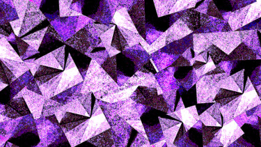 Fotografia intitolato "Crystals 1k4" da Ken Lerner, Opera d'arte originale, Fotografia digitale