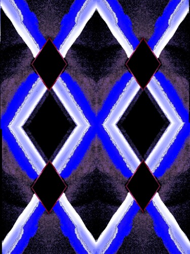 Фотография под названием "Gray Purple Blue Wh…" - Ken Lerner, Подлинное произведение искусства, Цифровая фотография