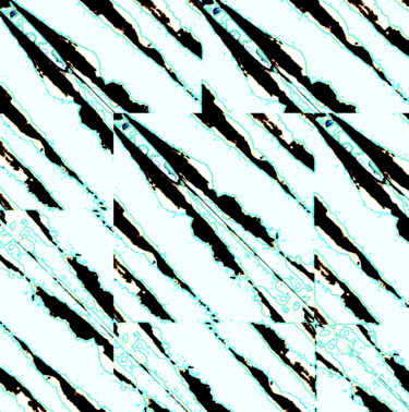 Фотография под названием "Wave Geometric 1f21" - Ken Lerner, Подлинное произведение искусства, Цифровая фотография