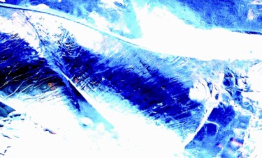Fotografia intitolato "Ice 108d" da Ken Lerner, Opera d'arte originale, Fotografia digitale