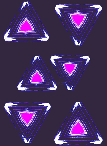 Фотография под названием "Triangles 1c2b" - Ken Lerner, Подлинное произведение искусства, Цифровая фотография