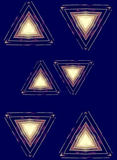 Фотография под названием "Triangles 1c8" - Ken Lerner, Подлинное произведение искусства, Цифровая фотография