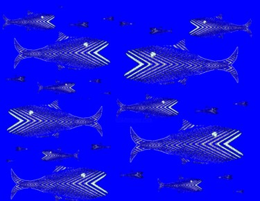 Фотография под названием "Fish 21b11h" - Ken Lerner, Подлинное произведение искусства, Цифровая фотография