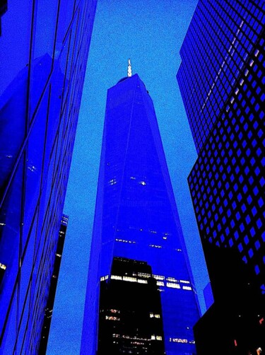 Fotografia intitolato "Freedom Tower 22d" da Ken Lerner, Opera d'arte originale, Fotografia digitale