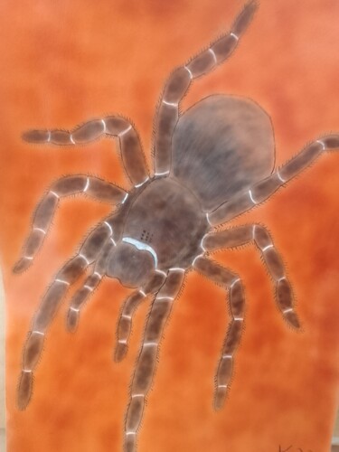 Pintura intitulada "Spider" por Kenidy Oliveira, Obras de arte originais, Aerógrafo