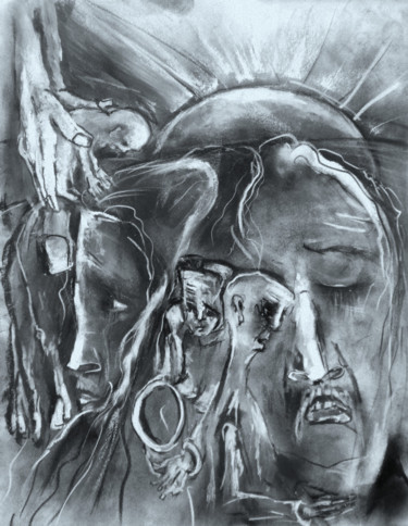 Drawing titled "The Passage from th…" by Kenneth Agnello, Original Artwork, Other