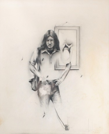 Drawing titled "Connected" by Kenneth Redmayne, Original Artwork, Pencil