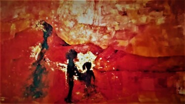 Peinture intitulée "Mirages" par Kenra, Œuvre d'art originale, Huile